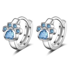 925 Sterling Silver Cat paw earrings